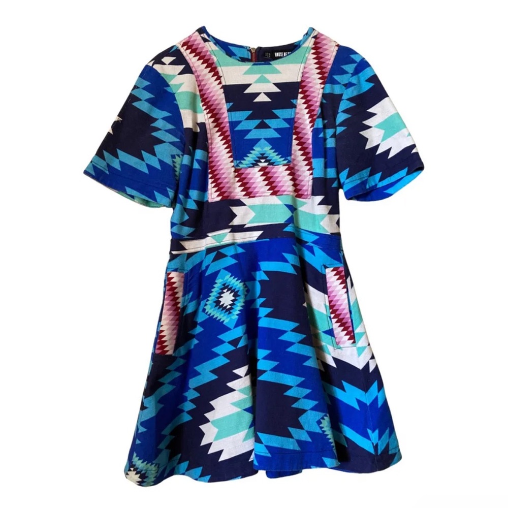 House of Holland Aztec colorful dress size 4